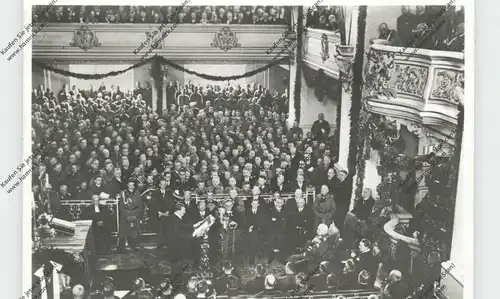 GESCHICHTE - PROPAGANDA III.Reich, 31.3.1933, Staatsakt in Potsdam, Ansprache Adolf Hitlers in der Garnisonskirche