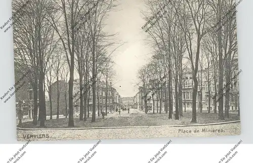 B 4800 VERVIERS, Place de Minieres, 1914