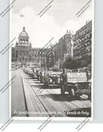 GESCHICHTE - Rückkehr Präsident Benes's nach Prag
