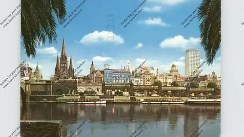 AUSTRALIA / VICTORIA, Skyline from Yarra Yarra, 1963