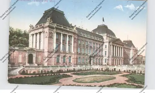 B 1000 BRUSSEL, Palais du Roi, 1918, deutsche Feldpost