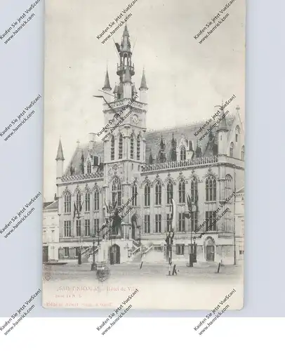 B 9100 SINT-NIKLAAS, Stadhuis,  1901