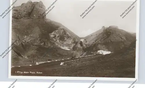 YEMEN - ADEN, The Main Pass