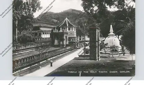 CEYLON - KANDY, Temple of the Holy Tooth, kl. Einriss