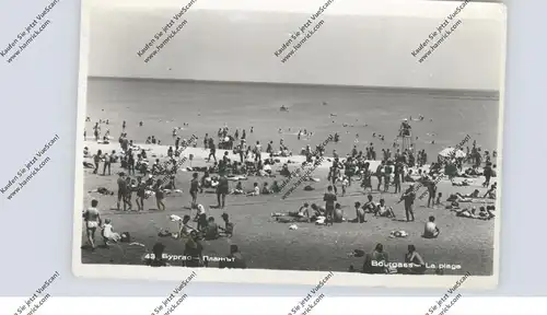 BG 8000 BOURGAS, Strand, Beach, La Plage, 1961