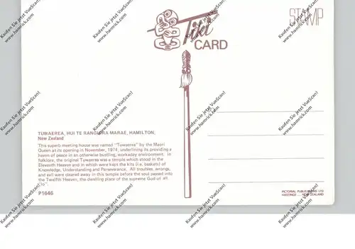 NEW ZEELAND - HAMILTON, Hui Te Rangiora Meeting House