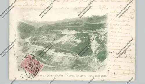 GEORGIEN, Montee de Mlet, Militärische Strasse, 1910