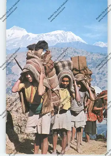 NEPAL - Sherpas around Annapurma