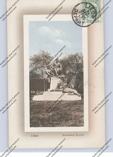 B 4000 LIEGE, Monument Rogier, 1910