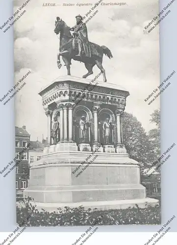 B 4000 LIEGE, Statue de Charlemagne, Denkmal von Karl dem Großen