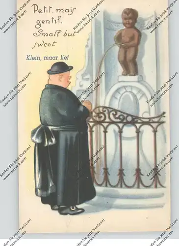 B 1000 BRUSSEL, MANNEKEN PIS, Humor