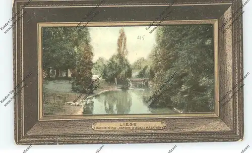 B 4000 LIEGE, un coin du jardin d'Acclimatation, Passepartout-Karte