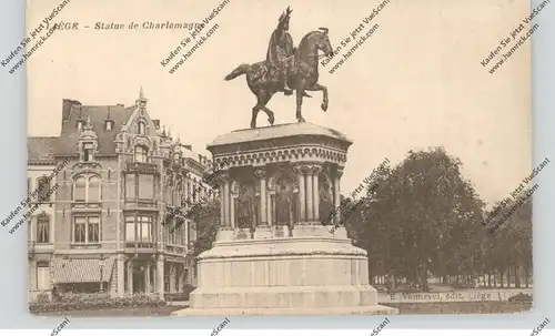 B 4000 LIEGE, Statue de Charlemagne, Denkmal von Karl dem Großen