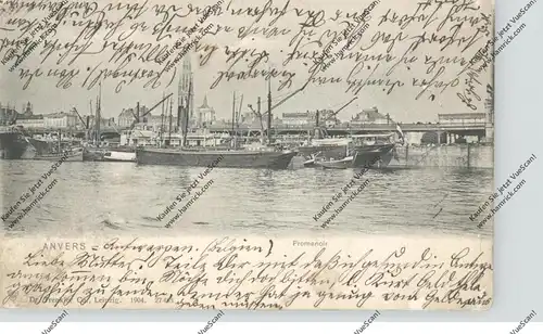 B 2000 ANTWERPEN, Promenoir, 1904, Trenkler