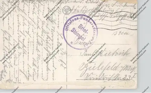 B 9000 GENT, Le Chateau des Comtes, deutsche Feldpost Div. Funkerabteilung