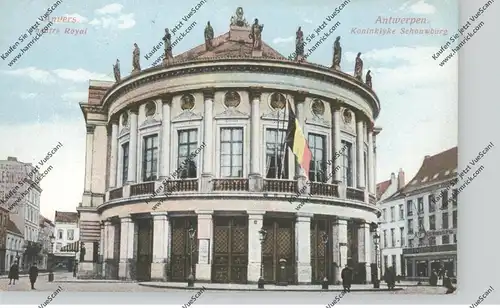 B 2000 ANTWERPEN, Theatre Royal, 1915, deutsche Feldpost