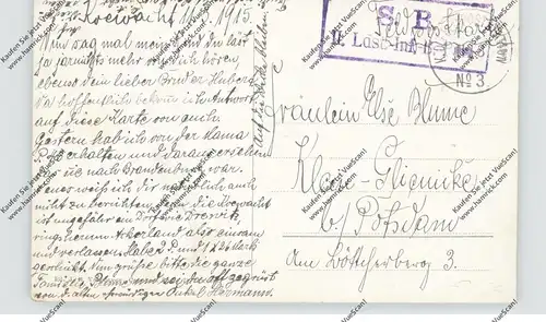 B 2000 ANTWERPEN, Suikerrui, 1915, deutsche Feldpost