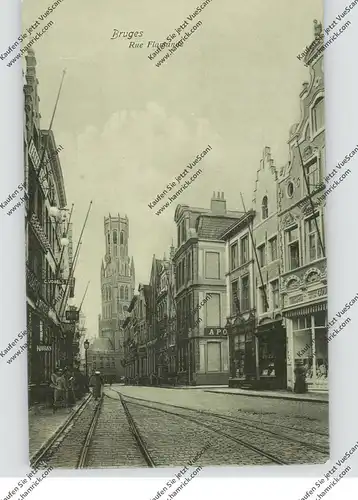 B 8000 BRUGGE, Rue Flamande, Trenkler, 1909