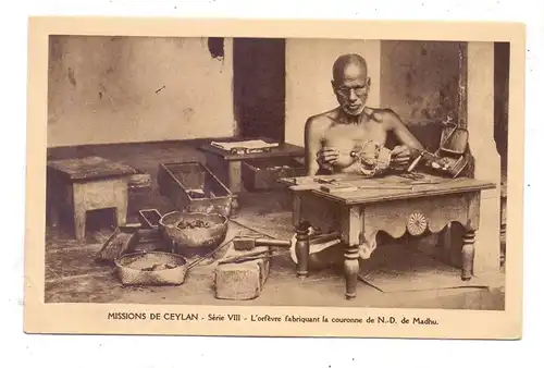 SRI LANKA / CEYLON, Kronenproduzent / Crown producer / Fabriquant la couronne