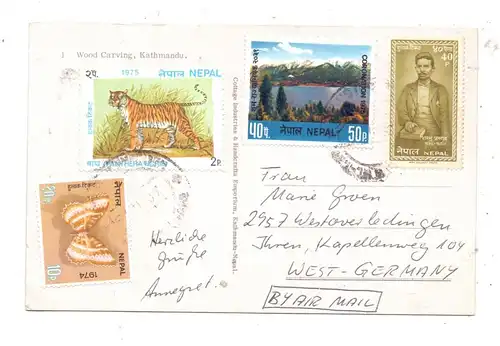 NEPAL - KATHMANDU, Wood Carving