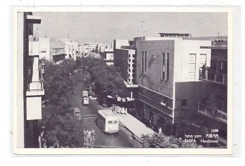 ISRAEL - HAIFA, Herzlstreet, 1954