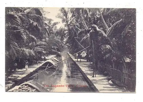 CEYLON SRI LANKA - Negambo Canal, 1906