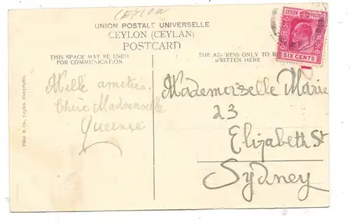 CEYLON SRI LANKA - COLOMBO, A Bye Path