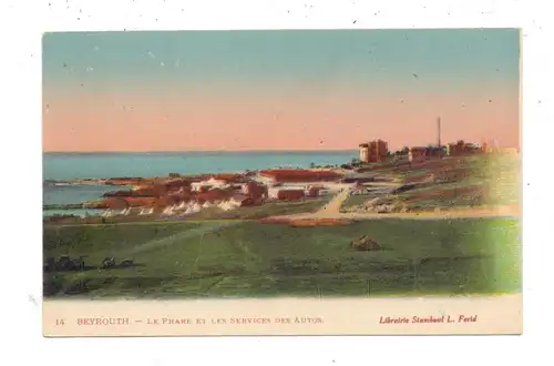 LIBANON - BEYROUTH, Le Phare / Lighthouse / Leuchtturm & les Services des Autos