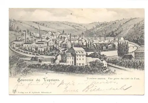 B 4800 VERVIERS, Verviers ancienne, 1900, Edit.: Eyfriedt - Düsseldorf