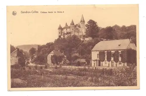 B 5561 HOUYET - CELLES, Chateau Veves, 1940