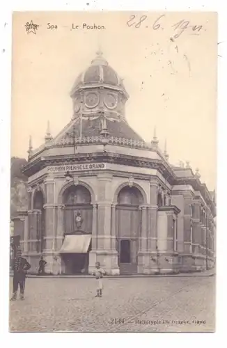 B 4900 SPA, Le Pouhon, 1911, Belgischer Polizist