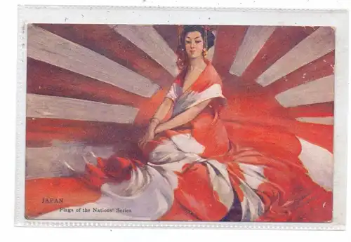 NIPPON / JAPAN - Flags of the nations, Valentine*s Series