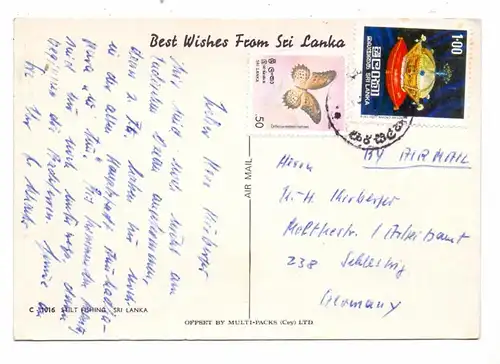 SRI LANKA / CEYLON - Stlt Fishing, Ethnic / Völkerkunde