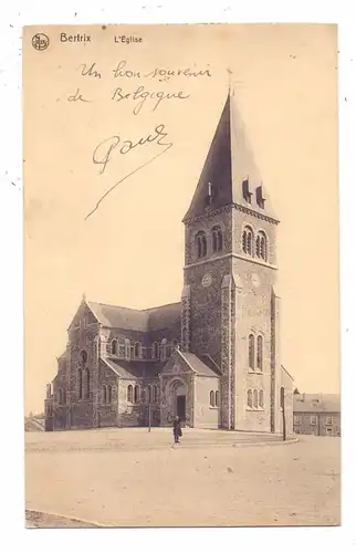 B 6880 BERTRIX, l'Eglise, 1918