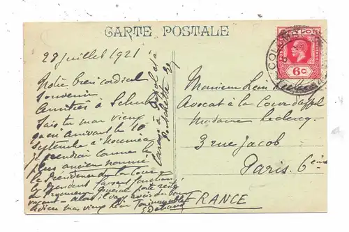 SRI LANKA / CEYLON - COLOMBO, a native street, 1921