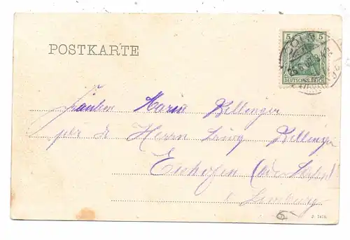 5000 KÖLN, Chlodwigplatz, Severinstor, Strassenbahn, 1902