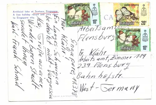 SINGAPORE / SINGAPUR, Sentosa lake