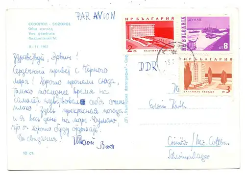 BG - SOSOPOL / SOZOPOL, Pnorama, 1963