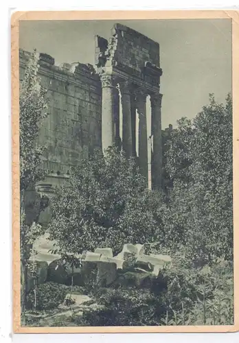 LIBANON - BAALBEK; Antiker Tempel, Ed.: Hamburg-Amerika Linie