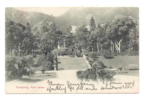 HONGKONG - Public Garden, 1908