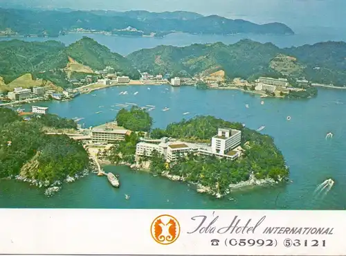 JAPAN - TOBA - Toba Hotel, air view