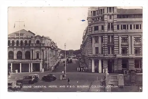 SRI LANKA / CEYLON - COLOMBO, Grand Oriental Hotel, P. & O: Building