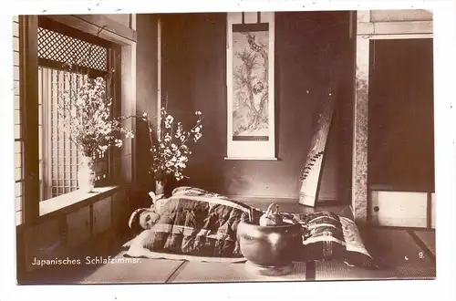 NIPPON / JAPAN - Japanese bedroom / Japanisches Schlafzimmer, ethnic / Völkerkunde