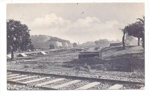 PAKISTAN - PESHAWAR, Military Fort with Transport Line