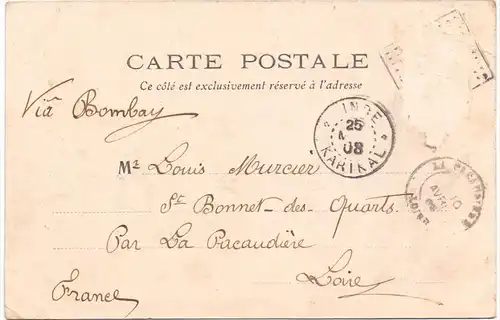 CAMBODGE / KAMBODSCHA - Type d´une Maison cambodgienne, 1908