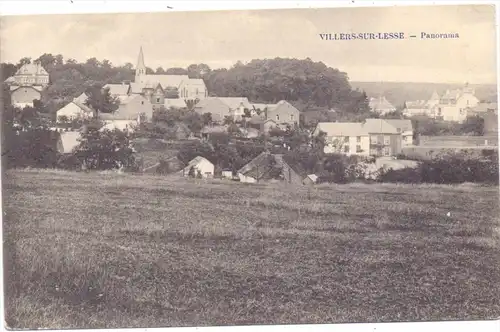 B 5580 ROCHEFORT - VILLERS-SUR-LESSE, 1914, deutsche Feldpost, Landsturm Inf. Bat. Glauchau