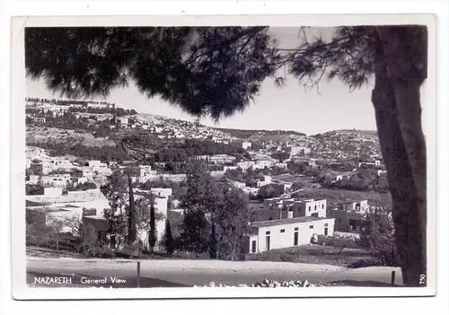 ISRAEL - NAZARETH, General view, 1955