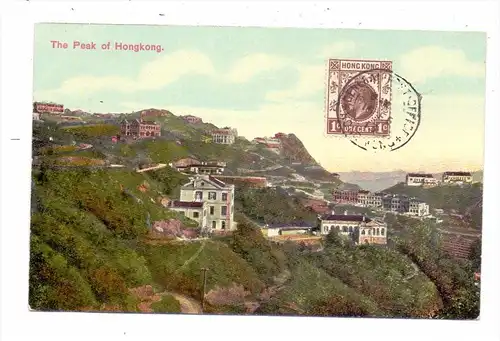 CHINA - HONGKONG, Peak of Hongkong, 1913