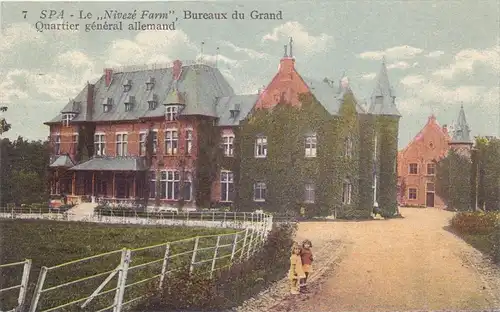 B 4900 SPA, Le "Niveze Farm", Bureau du Grand Quartier general allemand, Deutsches Hauptquartier