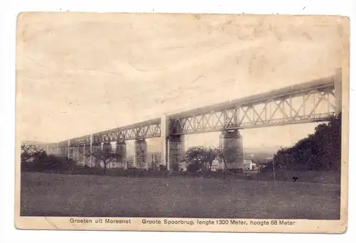 B 4850 BLEYBERG - MORESNET, Grosse Eisenbahnbrücke